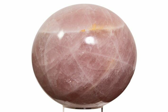 Large, Polished Rose Quartz Sphere - Madagascar #339398